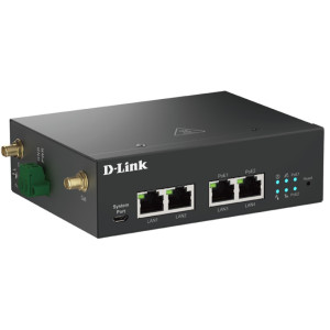 D-Link DWM-314-GP Modem/Gateway, 2 Gigabit ports, 2 Gigabit PoE ports, dual SIM slots